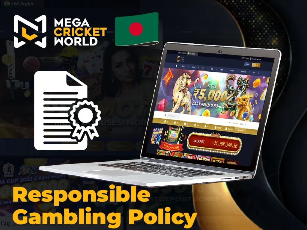 Mega Cricket World responsible gambling