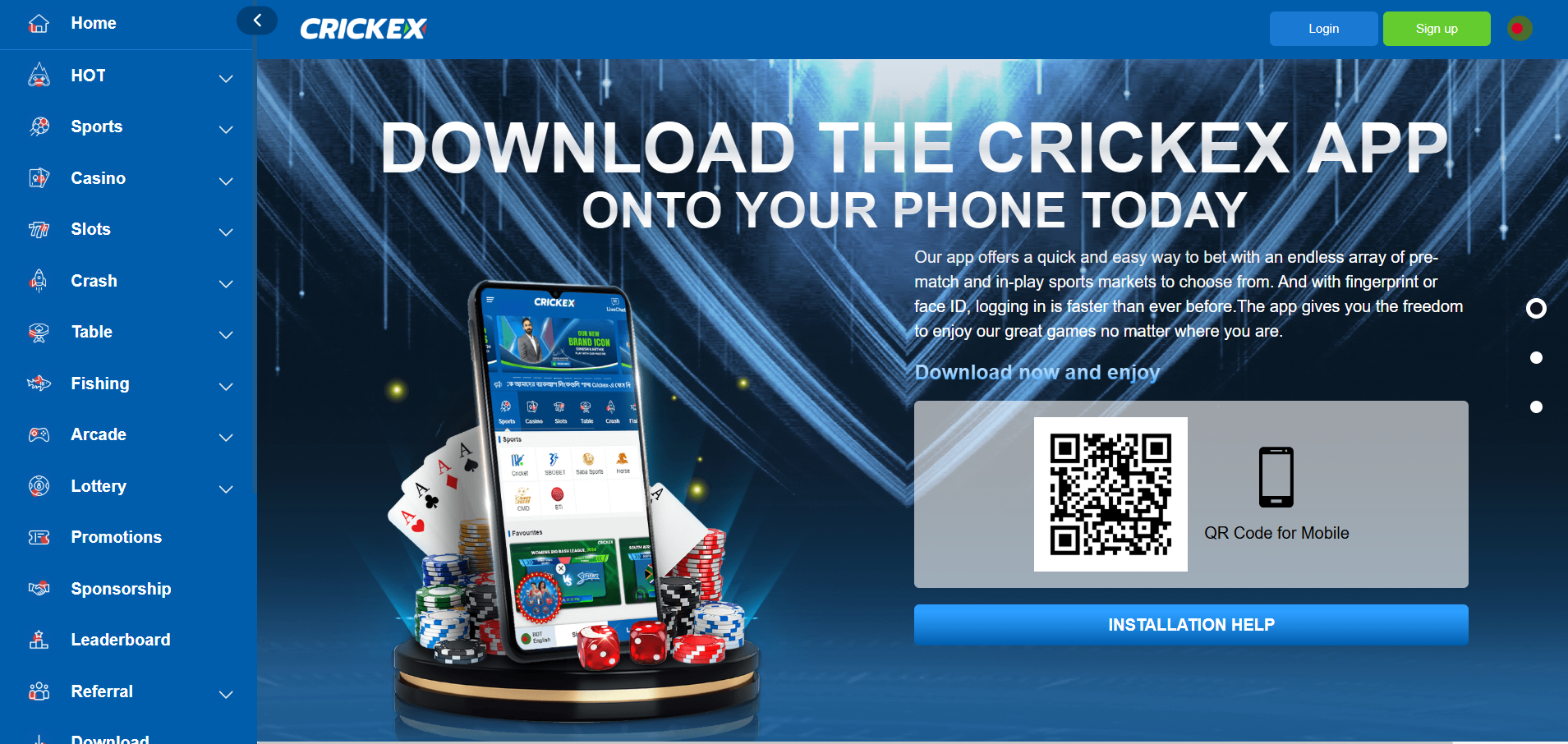 Crickex app download Bangladesh latest version APK